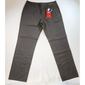 Camel Crown Pants Mens Sz 38 Brown Chino Straight Leg Button Pockets Casual NWT